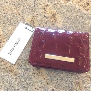 NWT Brahmin Wine-Colored Wallet